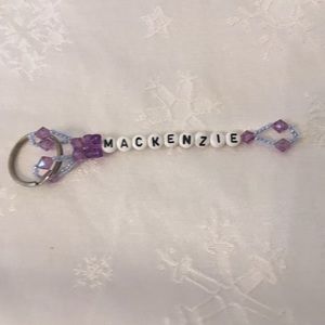 MACKENZIE personalized keychain-NEW